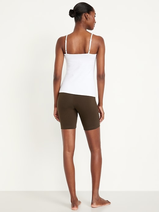 Image number 2 showing, High-Waisted Biker Shorts -- 8-inch inseam