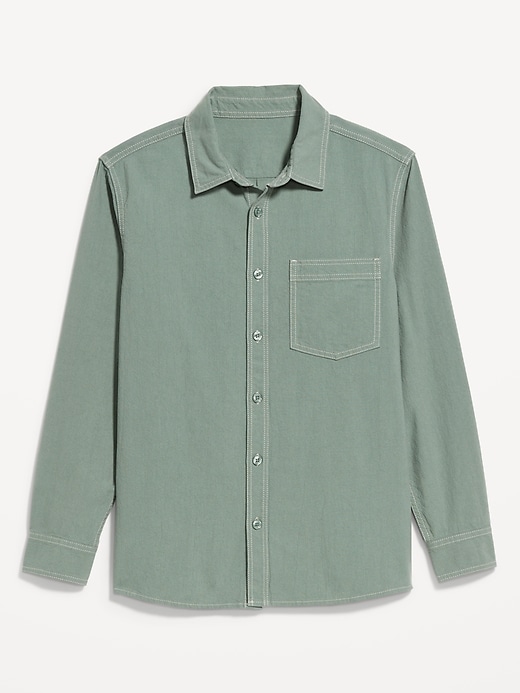 Image number 7 showing, Contrast Stitch Workwear Shirt