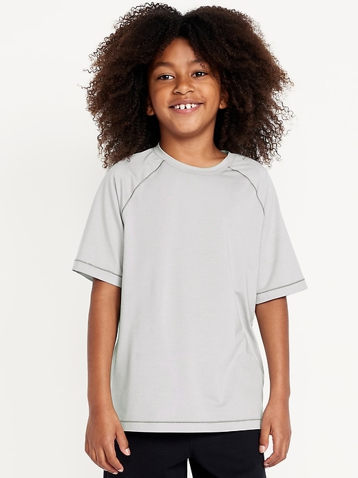 View large product image 1 of 5. Short-Sleeve Go-Dry Cool Performance T-Shirt for Boys