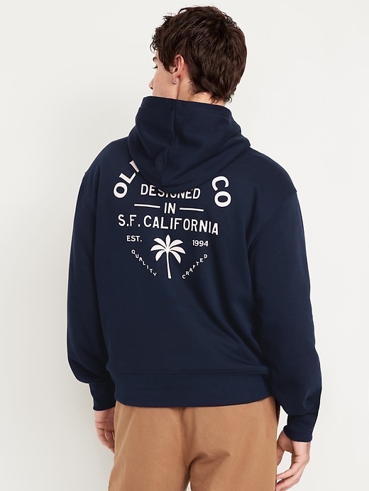 Image number 8 showing, Oversized Logo Pullover Hoodie for Men