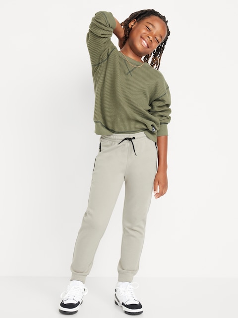 Dynamic Fleece Jogger Sweatpants for Boys - Beige