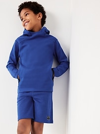 View large product image 3 of 6. Fleece Jogger Shorts for Boys (At Knee)