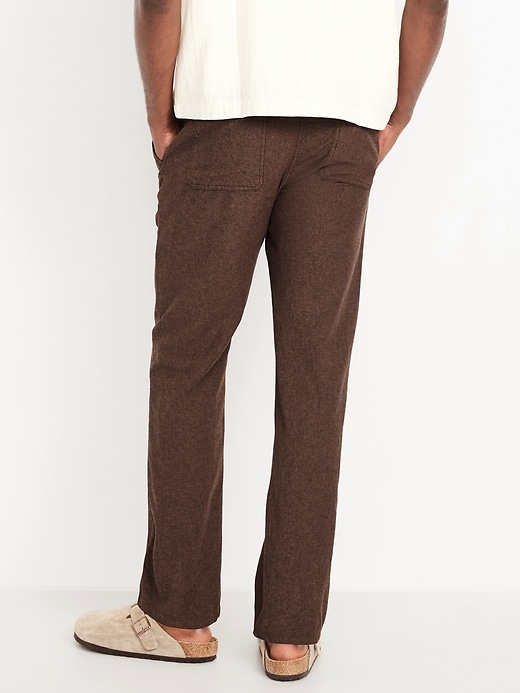 Image number 6 showing, 90's Straight Linen-Blend Pants