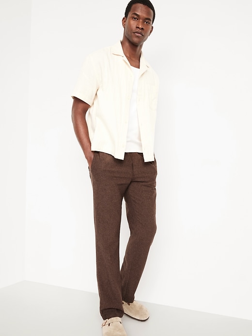 Image number 7 showing, 90's Straight Linen-Blend Pants