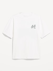 Image number 1 showing, Heavyweight Crew-Neck Graphic T-Shirt