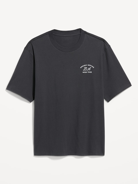 Heavyweight Crew-Neck Graphic T-Shirt