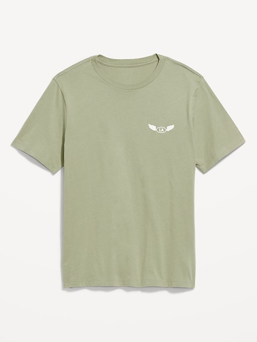 View large product image 1 of 2. Crew-Neck Graphic T-Shirt