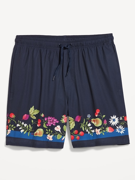 Image number 3 showing, Printed Swim Trunks -- 7-inch inseam