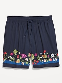 Image number 3 showing, Printed Swim Trunks -- 7-inch inseam