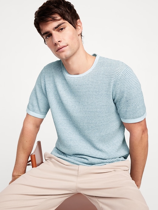 Image number 3 showing, Sweater-Knit T-Shirt