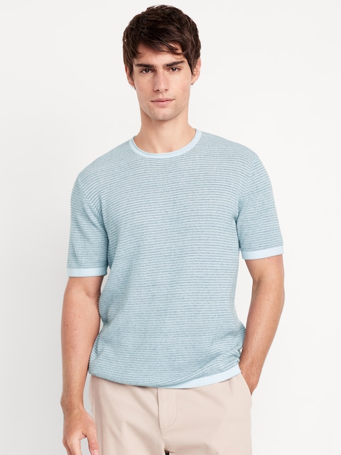 Sweater-Knit T-Shirt