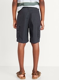 Image number 2 showing, Knee Length Cargo Ripstop Shorts for Boys