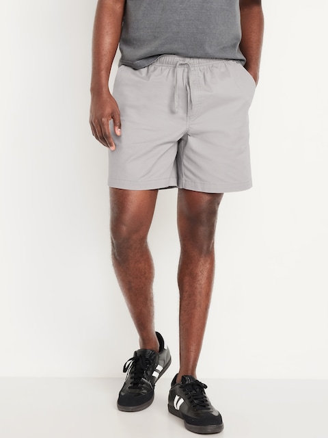 Twill Jogger Shorts -- 5-inch inseam