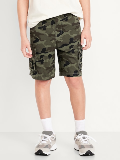 Knee Length Cargo Ripstop Shorts for Boys