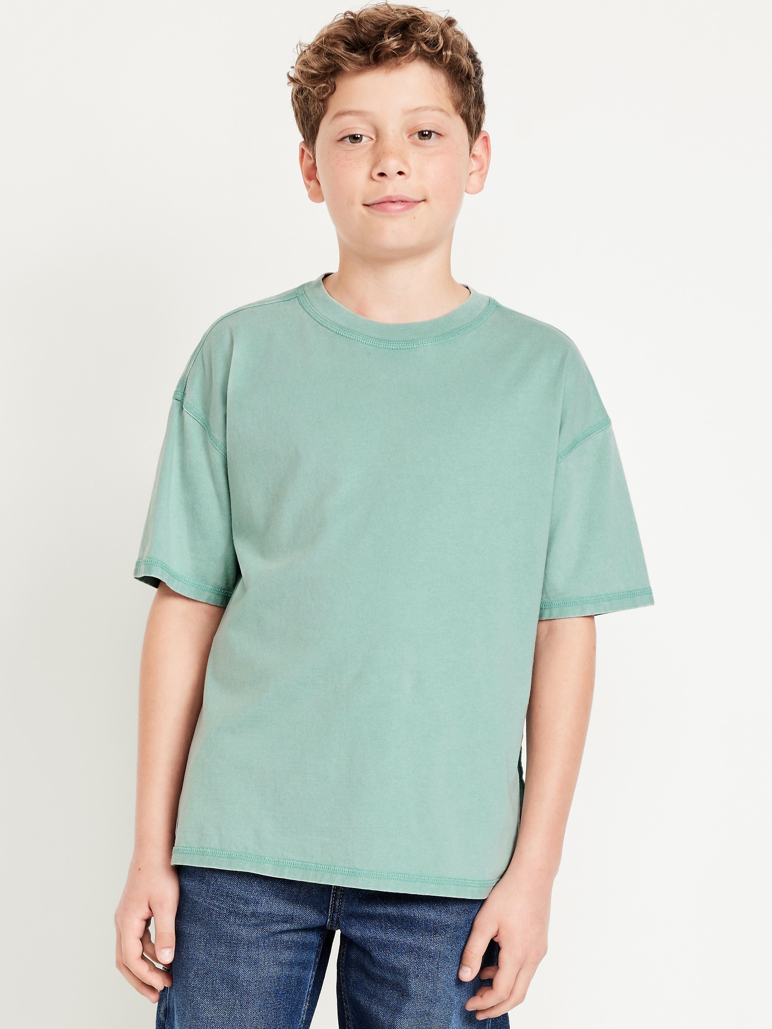 Oversized Short-Sleeve T-Shirt for Boys