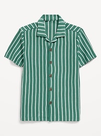 Image number 2 showing, Printed Short-Sleeve Sweater-Knit Shirt for Boys