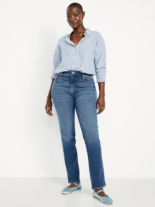 Image number 4 showing, High-Waisted Vintage Slim Jeans