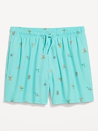 Image number 3 showing, Printed Swim Trunks -- 5-inch inseam