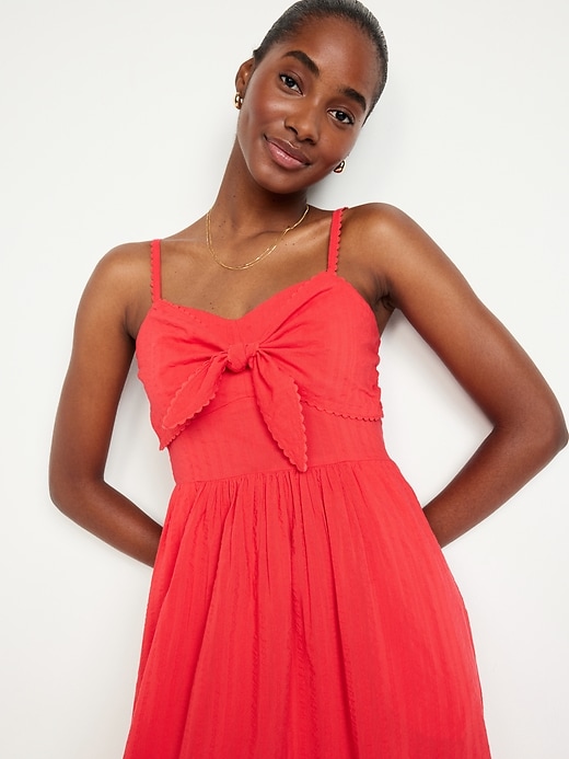 Image number 3 showing, Fit & Flare Sleeveless Seersucker Midi Dress