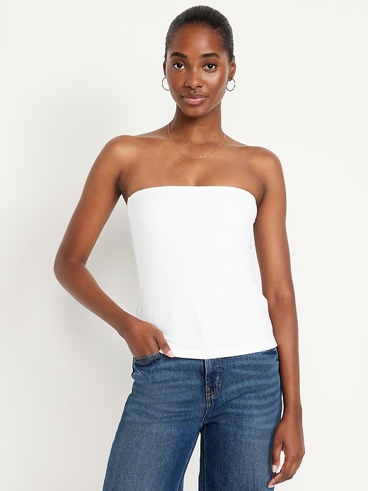 Image number 1 showing, Ribbed Tube Top