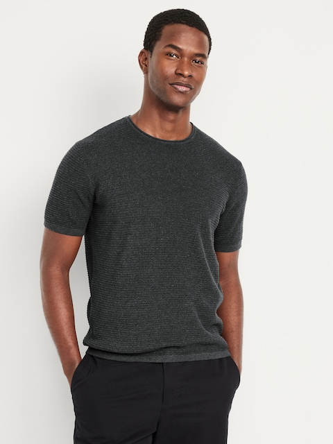 Sweater-Knit T-Shirt