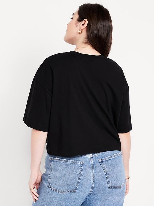 Image number 3 showing, Vintage Oversized Crop T-Shirt