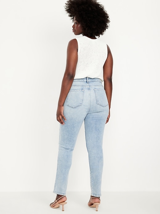 Image number 5 showing, Curvy High-Waisted Vintage Slim Jeans