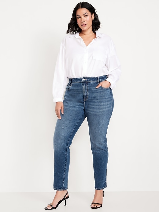 Image number 6 showing, High-Waisted Vintage Slim Jeans