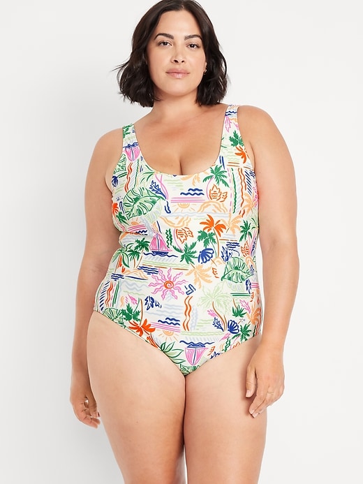 Image number 7 showing, Matte One-Piece Swimsuit