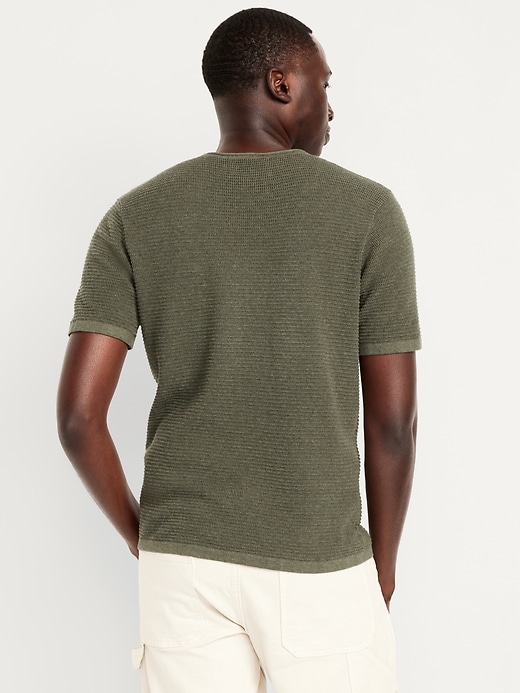 Image number 6 showing, Sweater-Knit T-Shirt