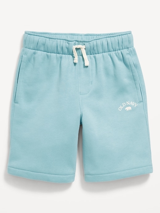 View large product image 1 of 1. Below Knee Fleece Jogger Shorts for Boys