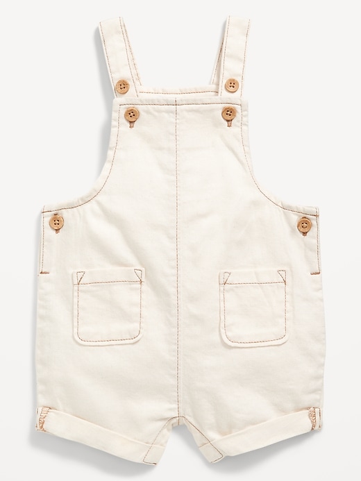 View large product image 1 of 1. Pocket-Front Jean Shortalls for Baby