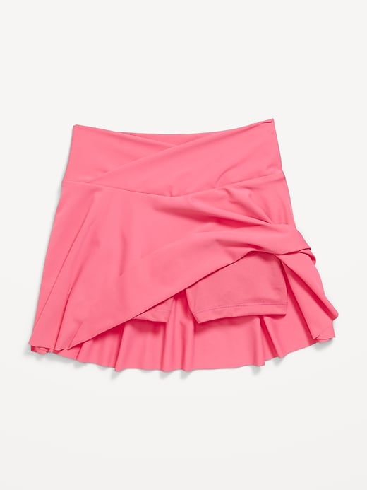 Image number 6 showing, High-Waisted Crossover PowerSoft Skort for Girls