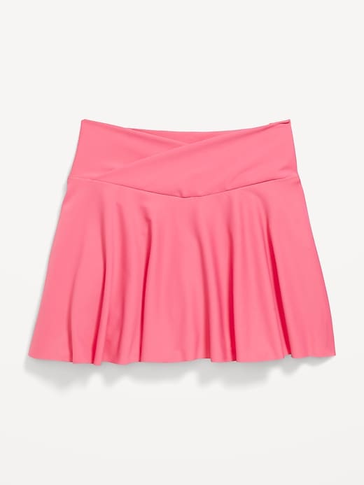 Image number 5 showing, High-Waisted Crossover PowerSoft Skort for Girls