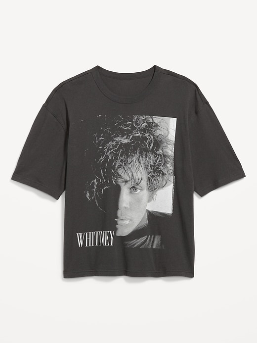 View large product image 1 of 1. Whitney Houston™ Cropped T-Shirt