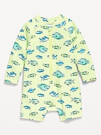 Printed Swim Rashguard Bodysuit for Baby