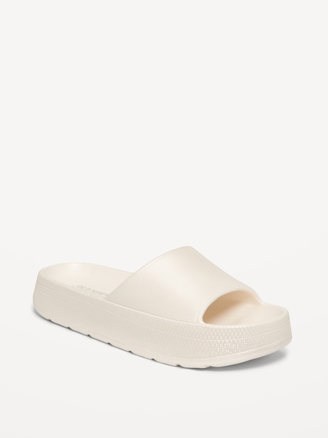 Platform Slide Sandals for Girls (Partially Plant-Based)