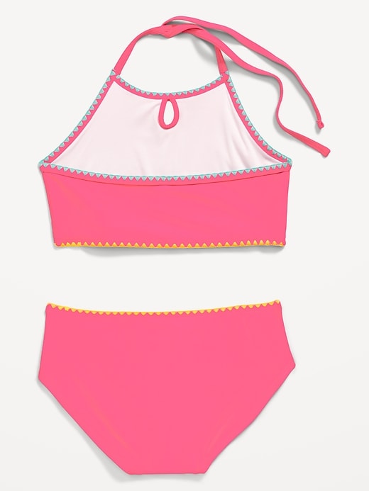 View large product image 2 of 2. Halter Bikini Swim Set for Girls