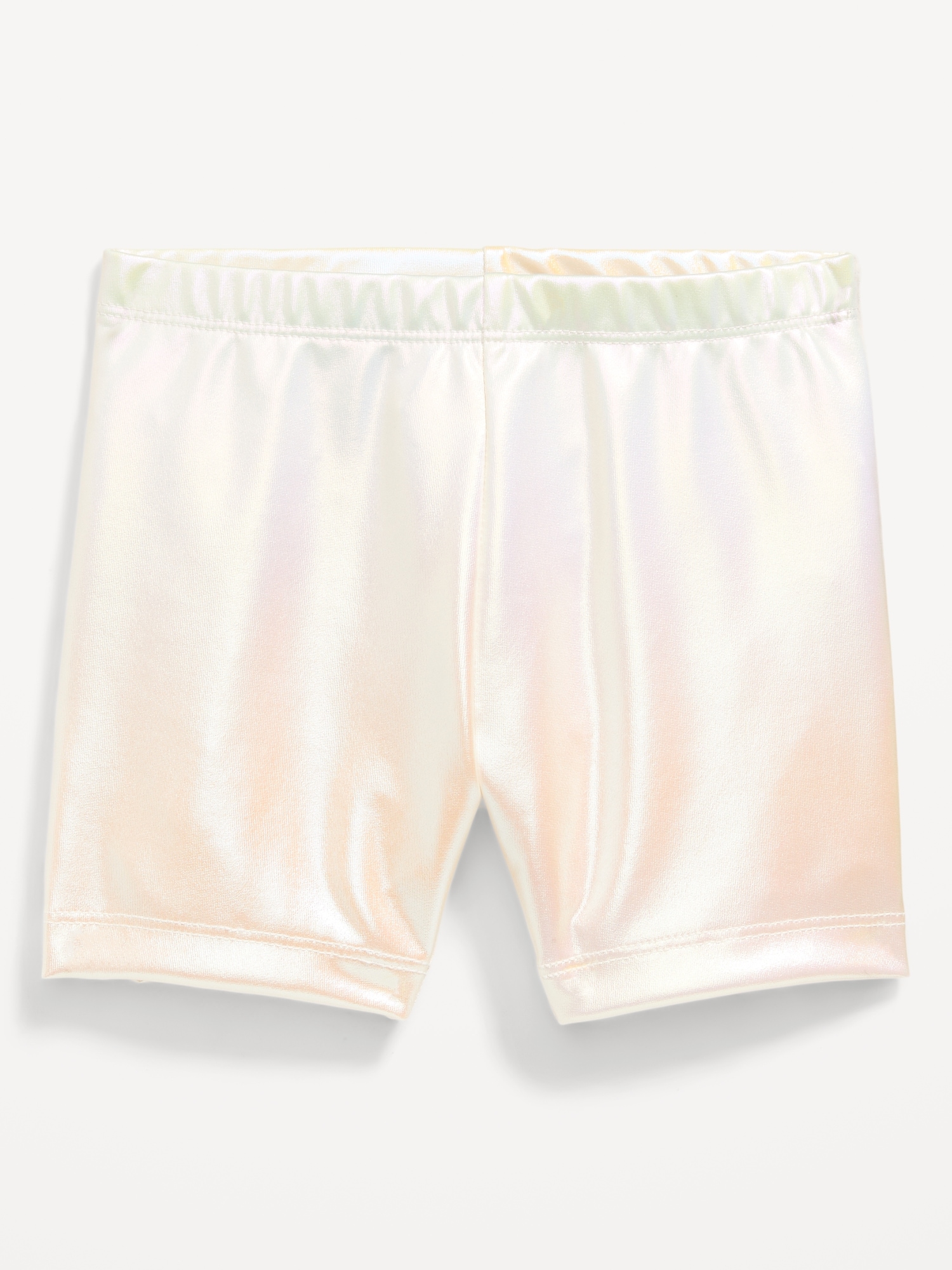 Shiny Biker Shorts for Toddler Girls