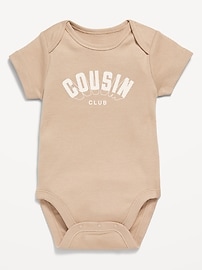 L'image numéro 1 présente Cache-couche à manches courtes à imprimé pour bébé