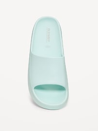 Image number 2 showing, Platform Slide Sandals for Girls (Partially Plant-Based)