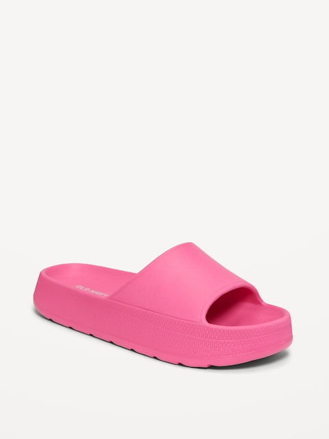 Platform Slide Sandals for Girls (Partially Plant-Based)