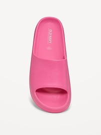 Image number 2 showing, Platform Slide Sandals for Girls (Partially Plant-Based)