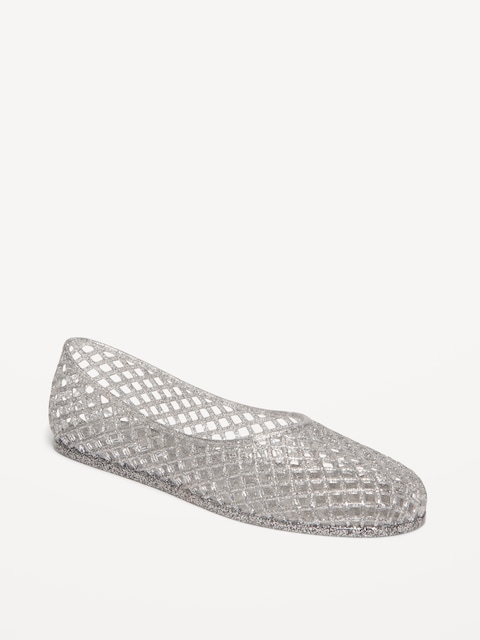 Jelly Lattice Ballet Flats for Girls