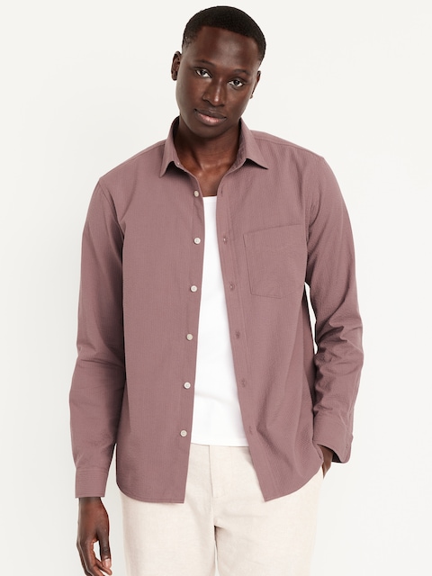Classic Fit Seersucker Shirt