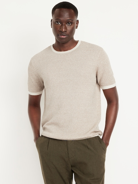 Sweater-Knit T-Shirt
