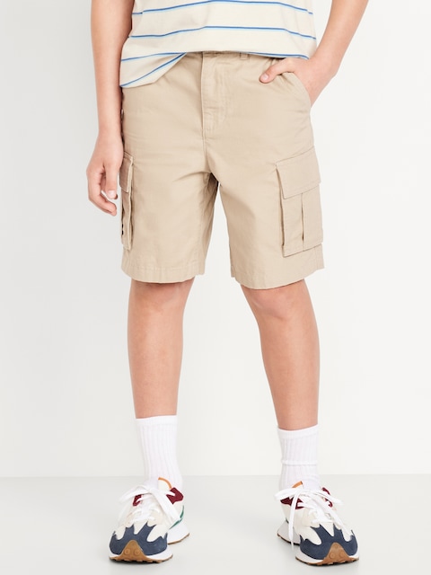 Knee Length Cargo Ripstop Shorts for Boys
