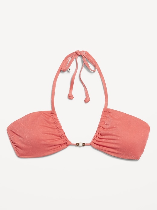 L'image numéro 9 présente Haut de bikini froncé