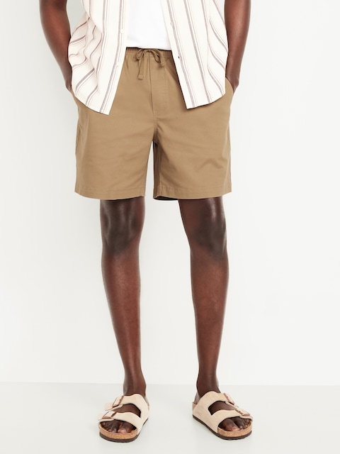 Twill Jogger Shorts -- 5-inch inseam