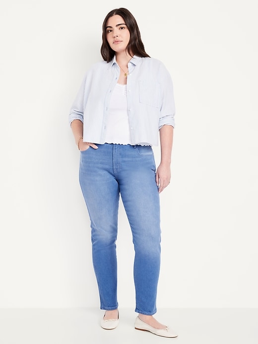 Image number 2 showing, High-Waisted Vintage Slim Jeans